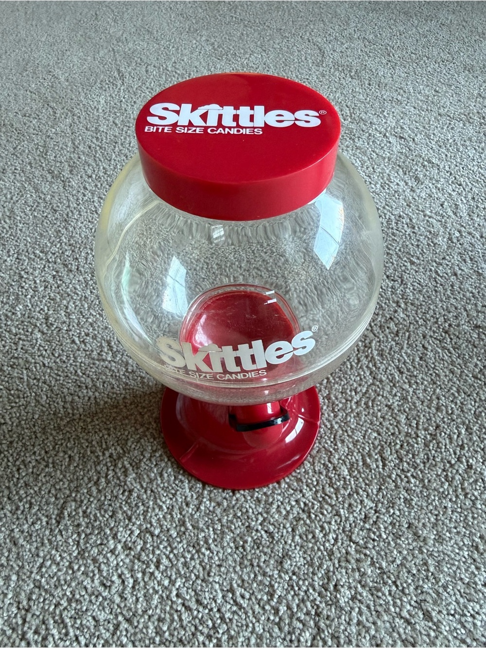 Vintage Skittles Candy Dispenser Jar